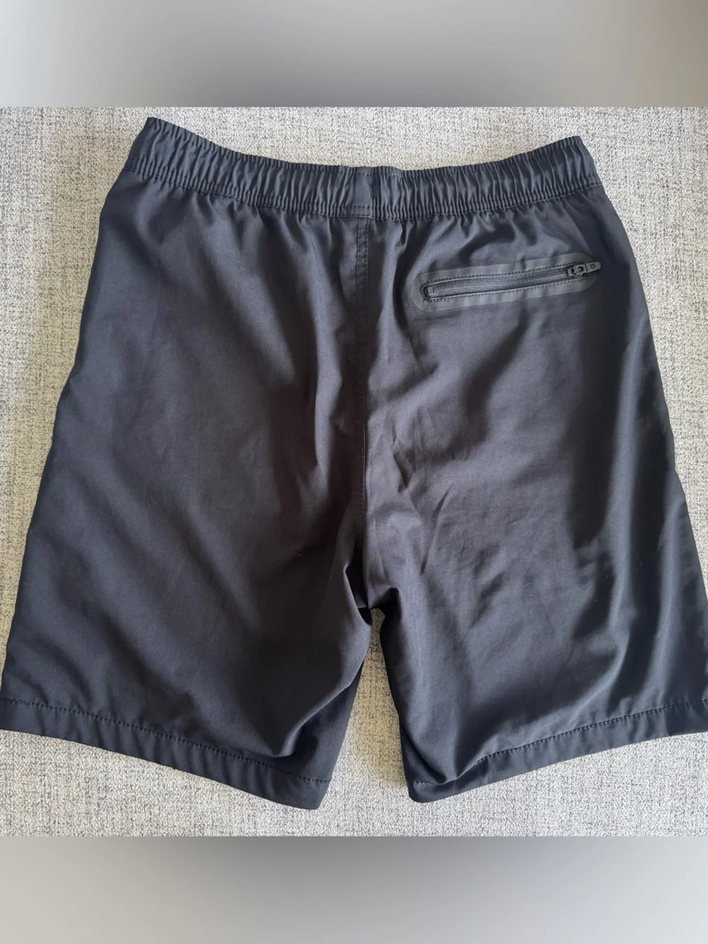 Gap Teen Black Lined Shorts with Neon Green Accents
